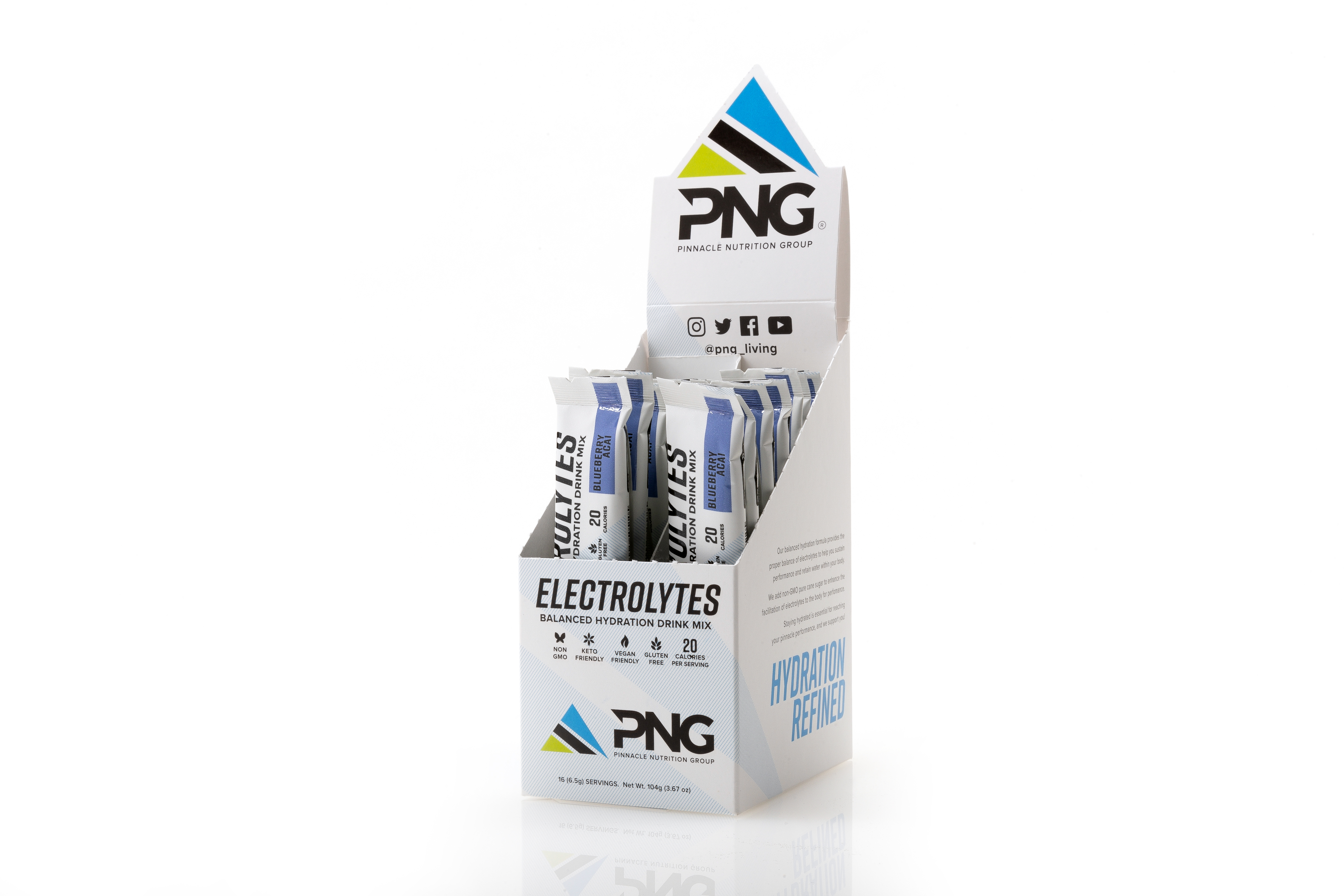 Electrolyte Single Serving Sticks Balanced Hydration Drink Mix