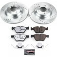 thumbnail image 3 of PowerStop Front Z26 Street Warrior Carbon-Fiber Ceramic Brake Pad and Drilled and Slotted Rotor Kit Fits: BMW Select Models K5767-26, 3 of 9