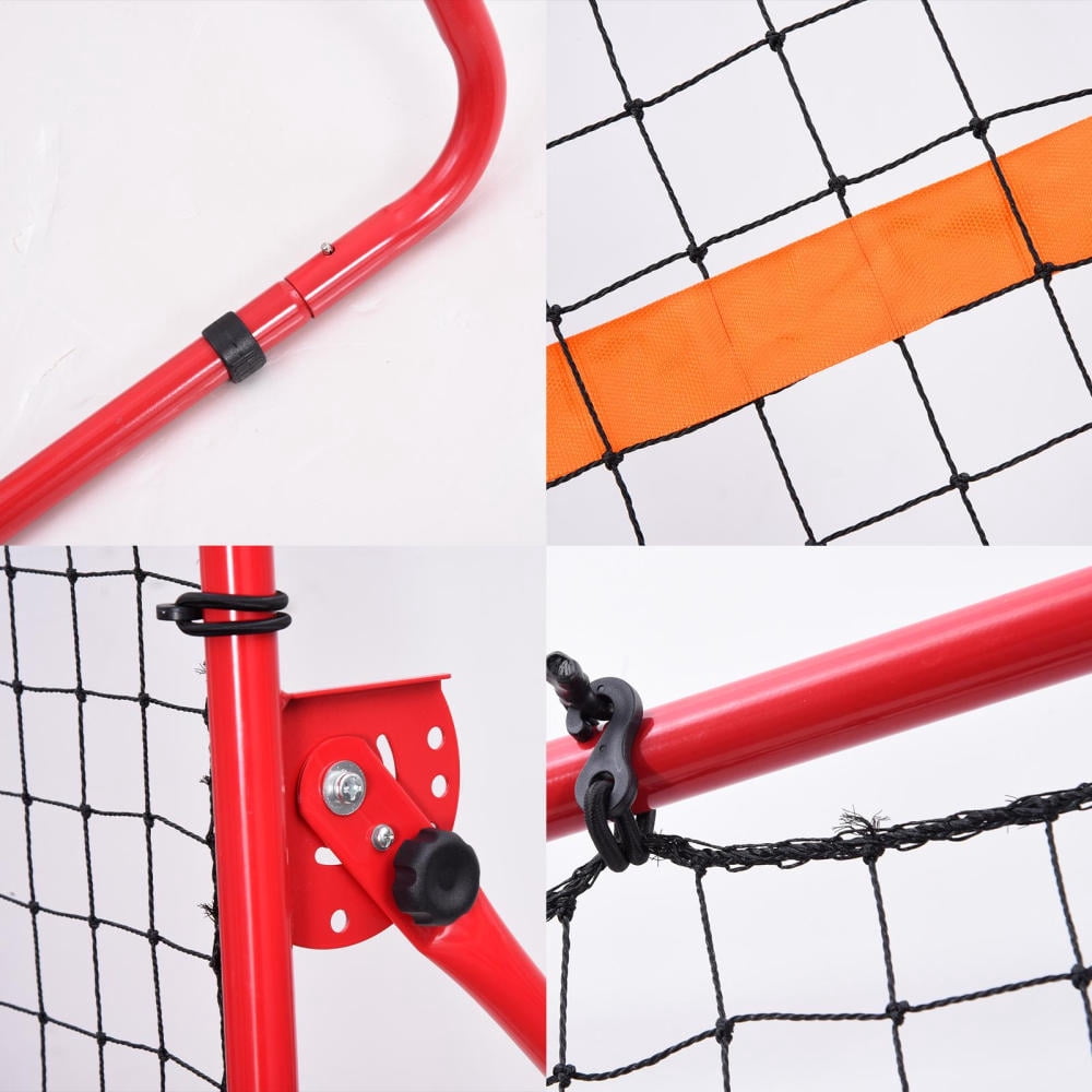 6x3.6 Ft Volleyball Rebound Net with 4 Adjustable Angles - Perfect for Beginners & Players - Enhance Your Practice Sessions