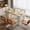 Natural, variant on HORIZON Extendable Dining Table With 3 Removable Middle Leaves, Mobile Rolling Island Table With Power Outlet, Saving-space Cabinet With Storage For Dining Room And Living Room,Walnut