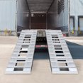 thumbnail image 4 of YIYIBYUS 2PCS Aluminum Trailer Ramps with Top Hook Attaching End, Heavy-Duty Truck Car Auto Trailer Ramps 6800 Lbs Capacity, Universal Loading Ramp for Truck Auto,Tractor, Motorcycle, 4 of 19