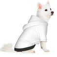 thumbnail image 3 of Bingfone White Dog Clothes Hoodie, Pet Winter Coat,Puppy Sweatshirts For Small Dogs Boy Girl,Suitable For All Breeds-Xx-Large, 3 of 9