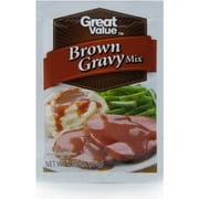 (4 pack) (4 Pack) Great Value Gravy Mix, Brown, 0.87 Oz