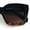 Black Tortoise - Brown, variant on SA106 Womens Luxury Beveled Thick Horn Rim Rectangle Fashion Sunglasses Green - Black