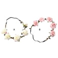 thumbnail image 2 of fastboy Réutilisable et Élastique Couronne Florale de Mode Fille pour Toute Occasion Cadeau Choix Rose, 2 of 6