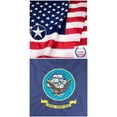 thumbnail image 1 of Jetlifee 3x5 ft  American Flags and US Marines Corps Embroidered  Flags-Bright Colors and UV Fade Resistant  for Outdoor/Indoor(2 Pack), 1 of 5