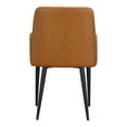 thumbnail image 4 of Moe's Home Collection Cantata Dining Chair Tawny Vegan Leather-M2, 4 of 5