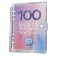 thumbnail image 1 of LCXmlly 100-day Savings Challenge Envelope Challenge Kit Fun Money Saving Planner with Glitter Envelopes, 1 of 8