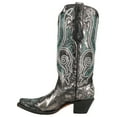 thumbnail image 3 of Corral Boots Womens Art 21 Metallic Embroidered Studded Snip Toe Cowboy  Mi, 3 of 5