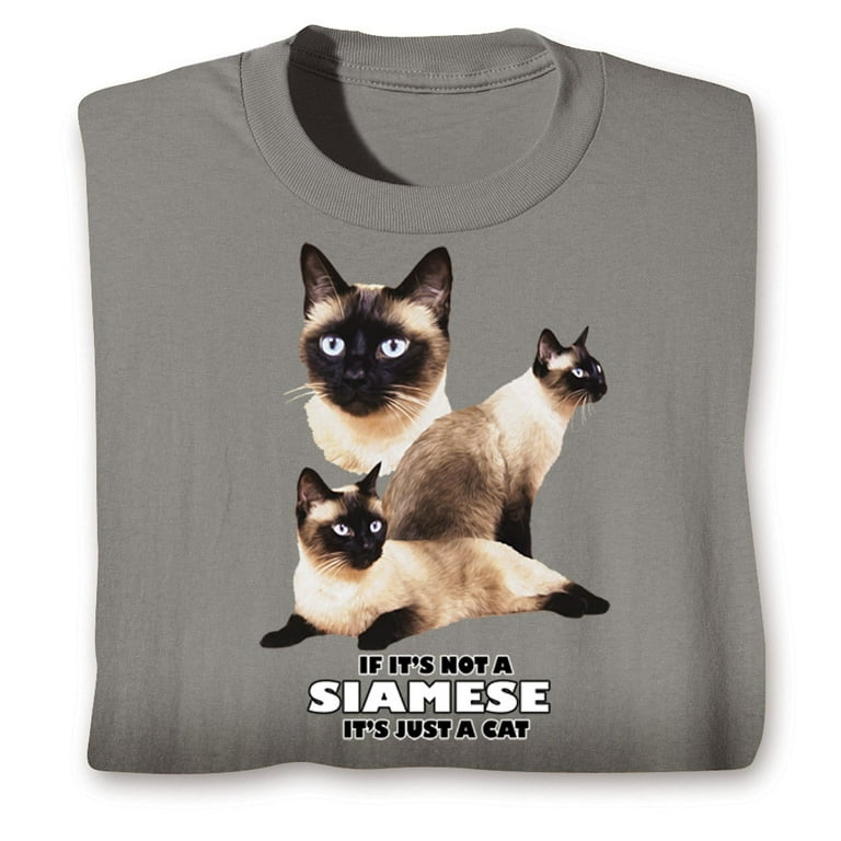 Siamese cat top t shirt