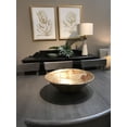 thumbnail image 2 of Lucas McKearn Olivier 20" Traditional Resin Bowl in Gold and Silver Leaf, 2 of 2