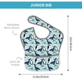 thumbnail image 4 of Kdxio Penguins Dolphins Whales Bibs For Babies, Baby Bibs for Eating, Toddler Bibs, Waterproof Bibs, Feeding Bibs, for Toddlers, Boys, Girls, 4 of 8