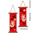 thumbnail image 2 of Chinese New Year Decorations 2025 Lunar New Year Couplets Chunlian Set Spring Festival Party Decor, 2 of 3