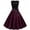 Wine, variant on Sngxgn Women's Color Block Tiered Summer Dresses Adjustable Strap Flowy Dress Beach Sundress(Red,XL)