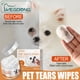 thumbnail image 4 of 60 unids/set de toallas de papel, toallitas de limpieza desechables universales no tejidas, quitamanchas para orejas, toallitas húmedas para perros, herramientas de aseo, productos para mascotas Hugtrwg Para estrenar, 4 of 9