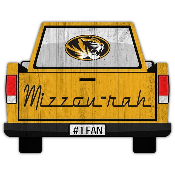 Missouri Tigers 12'' x 12'' Truck Back D-cor