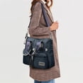 thumbnail image 1 of Bolso de hombro para mujer Salvador Azul Medio, 1 of 10