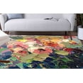 thumbnail image 2 of Abstract Colorful Flower Rugs, Oil Painting Decor Rug, Acrylic Rugs, Modern Rugs, Home Decor Rug, Housewarming Gift, Entryway Rug, Soft Rug, 2.6'x5' - 80x150 cm, 2 of 8