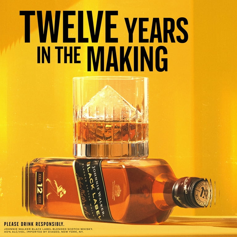 Johnnie Walker Black Label Blended Scotch Whisky, 750 mL, 40 Johnnie Walker Black Label Blended Scotch Whisky, 750 mL, 40