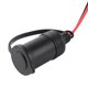 thumbnail image 3 of Adaptadores Adaptadores Toma de encendedor de cigarrillos Universal para coche, motocicleta, camión, 12-24V, con fusible y Cable, 3 of 9
