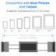thumbnail image 5 of Sidaley Soporte telescópico Universal para reposacabezas de asiento trasero, soporte giratorio de 360 ​​grados, accesorio automotriz para tableta Teléfono y Comunicación, 5 of 6