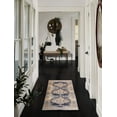 thumbnail image 3 of Momeni Chandler Cotton and Polyester Medallion Navy Area Rug 9'6" X 12'6", 3 of 10