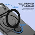 thumbnail image 3 of for iPhone 17 Pro Case with Magnetic Rotating Ring Stand, Shockproof Soft TPU Wireless Charging Anti-Scratch Protection Anti-Scratch Soft Microfiber Lining Skin Friendlt Phone Cover, Gray, 3 of 13