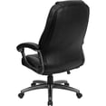 thumbnail image 5 of Flash Furniture Swivel Ergonomic Office Chair, High Back Black Leathersoft Executive, 5 of 6