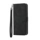 thumbnail image 5 of Funda Tipo Billetera para iPhone 16e Carcasa Abatible con Porta Tarjetas, Bolsillo para Efectivo, Soporte Ajustable, Cierre Magnético y Correa de Muñeca Negro, 5 of 5