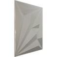 thumbnail image 2 of Ekena Millwork 19 5/8"W x 19 5/8"H Diamond EnduraWall Decorative 3D Wall Panel, Textured Metallic Silver (Covers 2.67 Sq. Ft.), 2 of 6