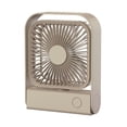 thumbnail image 2 of Desk Fan | 4 Speeds Foldable Wind Blower,90 Degree Oscillating Foldable Portable Fan | for Desktop, Travel, Camping, Bedroom, Dorm, Bedside(Khaki), 2 of 6