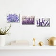 thumbnail image 4 of Hieng Lavender Wall Art 3 Pieces Purple Floral with Butterfly Canvas Prints Country Flower Art Picture Rustic Farmhouse Kitchen Bathroom Decor Unframed, 4 of 6
