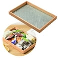 thumbnail image 4 of CIYISON Vintage Serving Trays Platter Rectangular Teas Tray Ornaments Candle Holder Tray, 4 of 19
