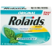Warner Lambert Rolaids Antacid/Calcium Supplement, 3 ea