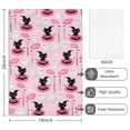 thumbnail image 2 of 2 Pcs Funny Kitchen Towels,Pink Halloween Black Cats Ghosts and Pumpkins Microfiber Dish Towels,Kitchen Tea Towels,Kitchen Towel Set (18" X 26"), 2 of 7