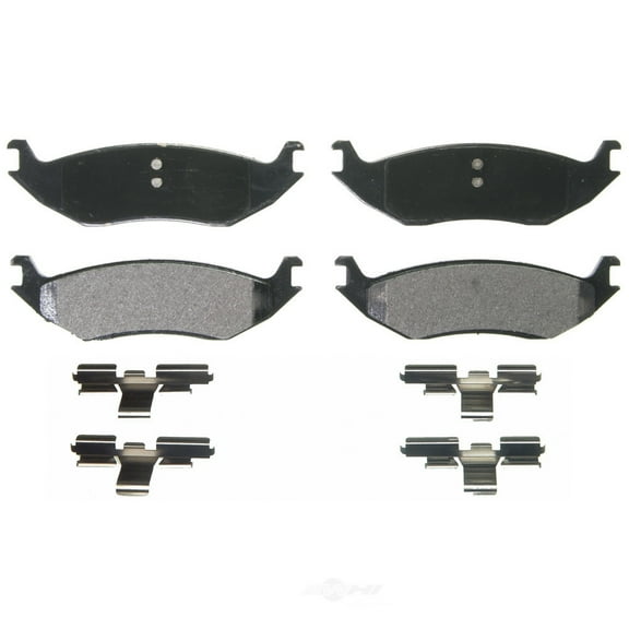 Wagner QuickStop ZX967 Semi-Metallic Disc Brake Pad Set Fits select: 2002-2003 DODGE RAM 1500, 2003 DODGE DURANGO