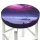thumbnail image 3 of Disketp Purple Moon Tree Night Sky Funda Redonda para Taburete, Funda de Cojín para Silla de Bar Suave y Elástica-13 inch, 3 of 7