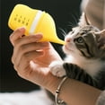 thumbnail image 2 of Kitten Bottles for Nursing,40ml Puppy Bottles for Nursing Puppy Milk, Anti-Choking Puppy Feeder Design, with 2 Extra Replaceable Silicone Nipples, Yellow, 2 of 5