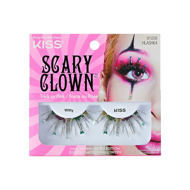 KISS Halloween Edición limitada Scary Clown Pestañas postizas 1 par - Witty