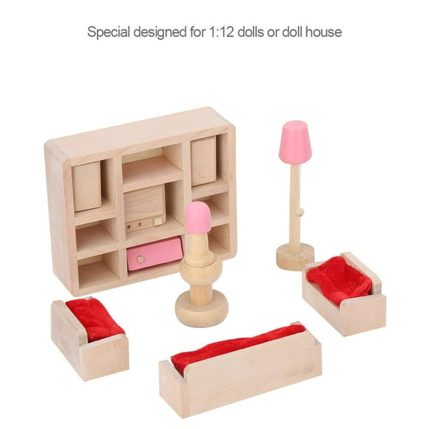 Lyumo Mini Lifelike Simulation Wooden Furniture Set For 1 12 Doll House Accessory doll House Furniture Wooden Dollhouse Furniture Other