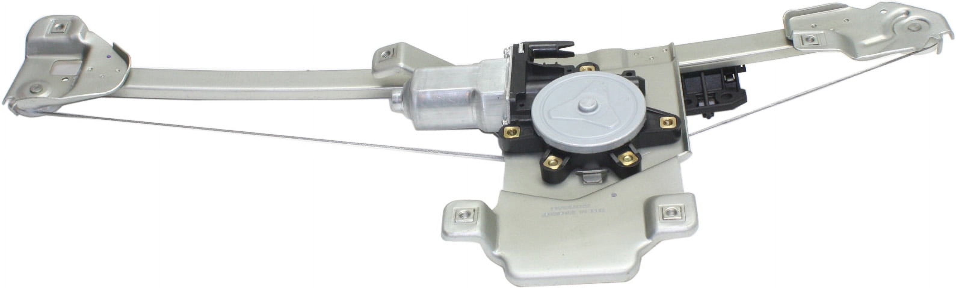 Window Regulator For 2004-2012 Chevrolet Colorado GMC Canyon Rear, Left Driver Crew Cab Pickup Power With Motor