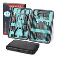 thumbnail image 1 of Set de manicura Multifuncional Labg 28 Pcs Estuche verde/negro, 1 of 5
