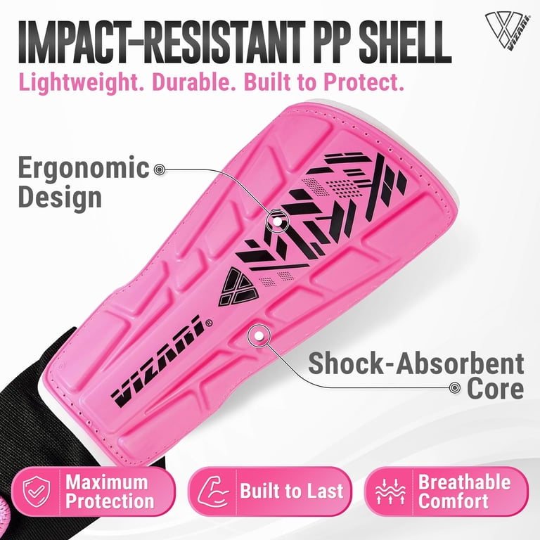 Vizari Malaga Soccer Shin Guards with Ankle Support, XS photo 2