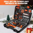 thumbnail image 2 of 248-Piece Tool Set - General Household Hand Tool Kit with Plastic Toolbox Storage Case for Men, Home Repair, DIY Projects, 2 of 8