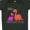 thumbnail image 4 of Inktastic Little Sistersaurus Girls Baby Bodysuit, 4 of 5