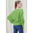 thumbnail image 5 of YEKEYI Batwing Sleeve Jumpers for Women Boat Neck Off Shoulder Dolman Knitted Sweaters Ladies Pullovers Tops, 5 of 5