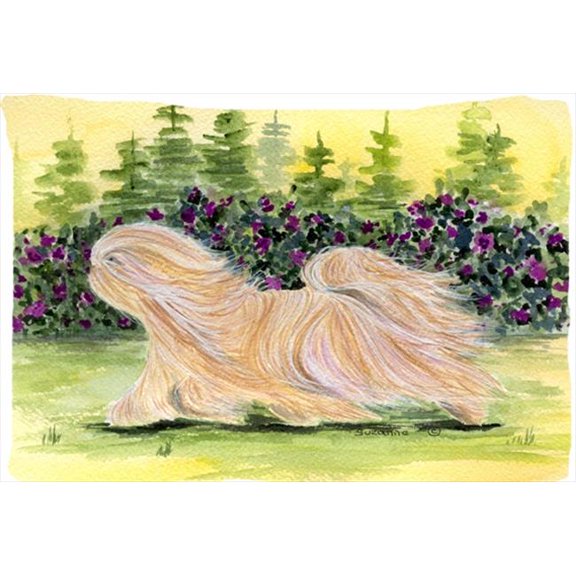 20.5 x 30 in. Lhasa Apso Moisture Wicking Fabric Standard Pillowcase