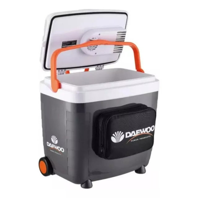 Hielera Electrica Portatil Daewoo 33l Para Coche Casa Nevera