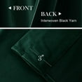 thumbnail image 4 of Lazzzy Blackout Velvet Curtains Living Room Darkening Drapes 2 Panels Rod Pocket Thermal Insulated Soft Privacy Window Treatments Green 52" x 84", 4 of 7
