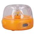 thumbnail image 1 of Mini Incubadora De Huevos Digitales Completamente Automáticas 6 Huevos Con Turner Automático Para Codorniz De Pato De Pollo Amarillo, 1 of 7